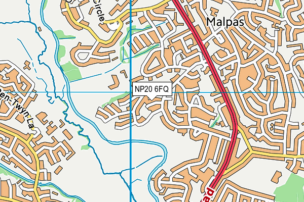 NP20 6FQ map - OS VectorMap District (Ordnance Survey) NP20 6FQ map - OS VectorMap District (Ordnance Survey)