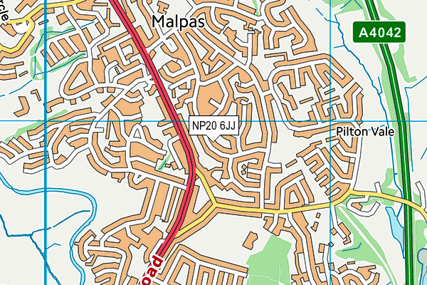NP20 6JJ map - OS VectorMap District (Ordnance Survey) NP20 6JJ map - OS VectorMap District (Ordnance Survey)