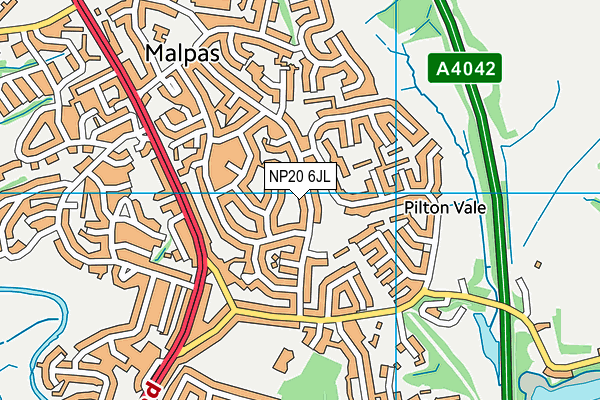 NP20 6JL map - OS VectorMap District (Ordnance Survey) NP20 6JL map - OS VectorMap District (Ordnance Survey)