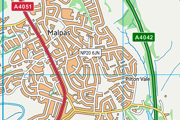 NP20 6JN map - OS VectorMap District (Ordnance Survey) NP20 6JN map - OS VectorMap District (Ordnance Survey)