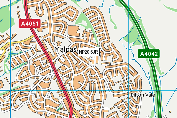 NP20 6JR map - OS VectorMap District (Ordnance Survey) NP20 6JR map - OS VectorMap District (Ordnance Survey)