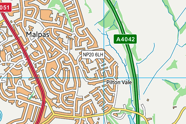 NP20 6LH map - OS VectorMap District (Ordnance Survey) NP20 6LH map - OS VectorMap District (Ordnance Survey)