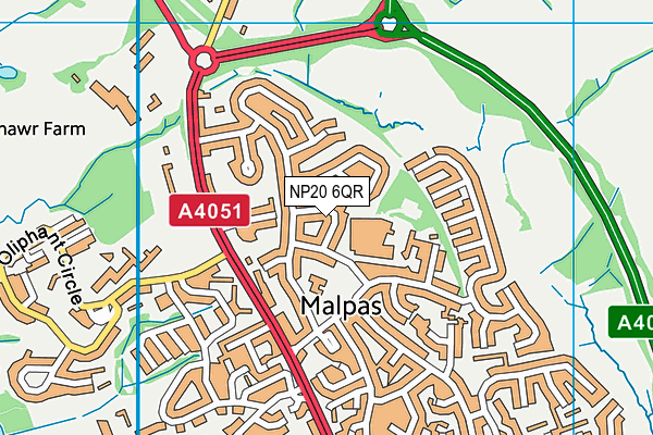 NP20 6QR map - OS VectorMap District (Ordnance Survey) NP20 6QR map - OS VectorMap District (Ordnance Survey)