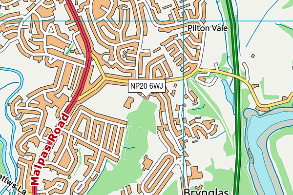 NP20 6WJ map - OS VectorMap District (Ordnance Survey) NP20 6WJ map - OS VectorMap District (Ordnance Survey)