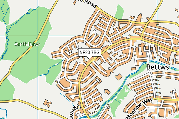 NP20 7BG map - OS VectorMap District (Ordnance Survey) NP20 7BG map - OS VectorMap District (Ordnance Survey)