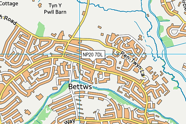 NP20 7DL map - OS VectorMap District (Ordnance Survey) NP20 7DL map - OS VectorMap District (Ordnance Survey)