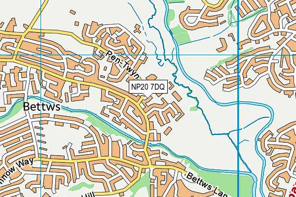 NP20 7DQ map - OS VectorMap District (Ordnance Survey) NP20 7DQ map - OS VectorMap District (Ordnance Survey)