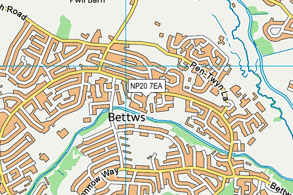 NP20 7EA map - OS VectorMap District (Ordnance Survey) NP20 7EA map - OS VectorMap District (Ordnance Survey)
