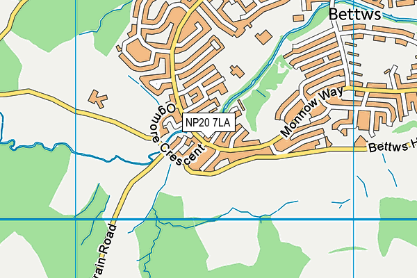 NP20 7LA map - OS VectorMap District (Ordnance Survey) NP20 7LA map - OS VectorMap District (Ordnance Survey)