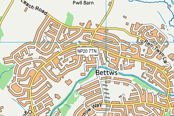 NP20 7TN map - OS VectorMap District (Ordnance Survey) NP20 7TN map - OS VectorMap District (Ordnance Survey)