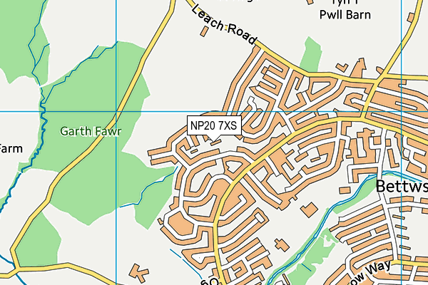 NP20 7XS map - OS VectorMap District (Ordnance Survey) NP20 7XS map - OS VectorMap District (Ordnance Survey)