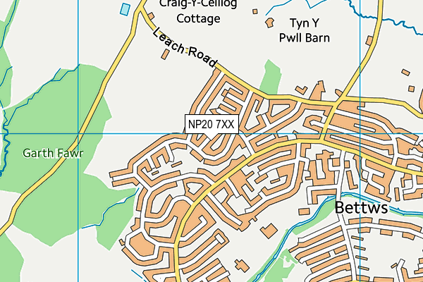 NP20 7XX map - OS VectorMap District (Ordnance Survey) NP20 7XX map - OS VectorMap District (Ordnance Survey)