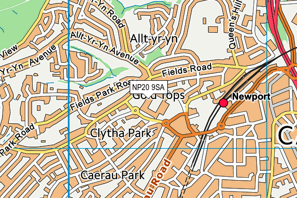 NP20 9SA map - OS VectorMap District (Ordnance Survey) NP20 9SA map - OS VectorMap District (Ordnance Survey)