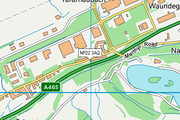 NP22 3AQ map - OS VectorMap District (Ordnance Survey) NP22 3AQ map - OS VectorMap District (Ordnance Survey)