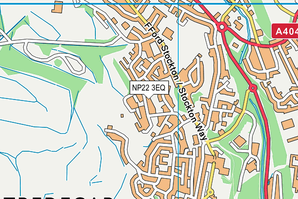 NP22 3EQ map - OS VectorMap District (Ordnance Survey) NP22 3EQ map - OS VectorMap District (Ordnance Survey)