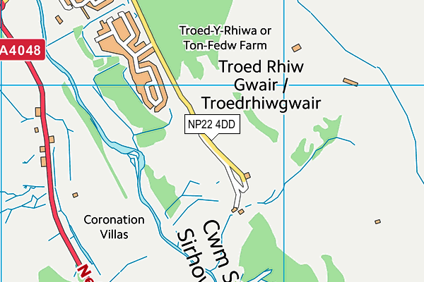 NP22 4DD map - OS VectorMap District (Ordnance Survey) NP22 4DD map - OS VectorMap District (Ordnance Survey)