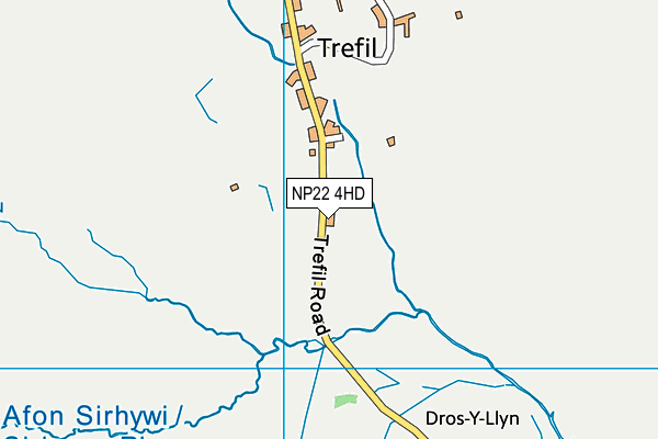 NP22 4HD map - OS VectorMap District (Ordnance Survey) NP22 4HD map - OS VectorMap District (Ordnance Survey)