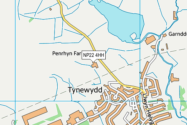 NP22 4HH map - OS VectorMap District (Ordnance Survey)