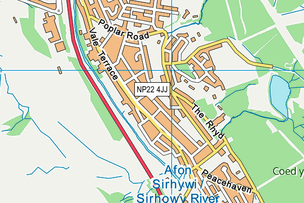 NP22 4JJ map - OS VectorMap District (Ordnance Survey) NP22 4JJ map - OS VectorMap District (Ordnance Survey)