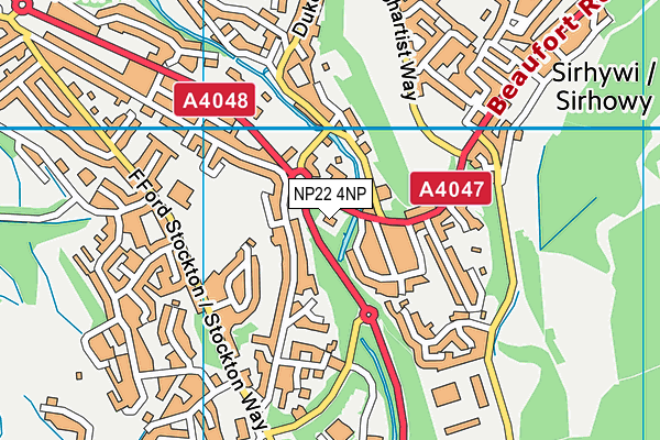 NP22 4NP map - OS VectorMap District (Ordnance Survey) NP22 4NP map - OS VectorMap District (Ordnance Survey)
