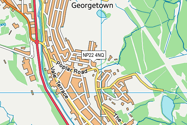 NP22 4NQ map - OS VectorMap District (Ordnance Survey) NP22 4NQ map - OS VectorMap District (Ordnance Survey)