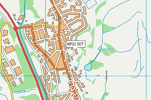 NP22 5DT map - OS VectorMap District (Ordnance Survey) NP22 5DT map - OS VectorMap District (Ordnance Survey)