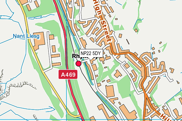 NP22 5DY map - OS VectorMap District (Ordnance Survey) NP22 5DY map - OS VectorMap District (Ordnance Survey)