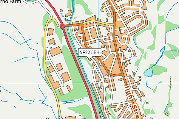 NP22 5EH map - OS VectorMap District (Ordnance Survey) NP22 5EH map - OS VectorMap District (Ordnance Survey)