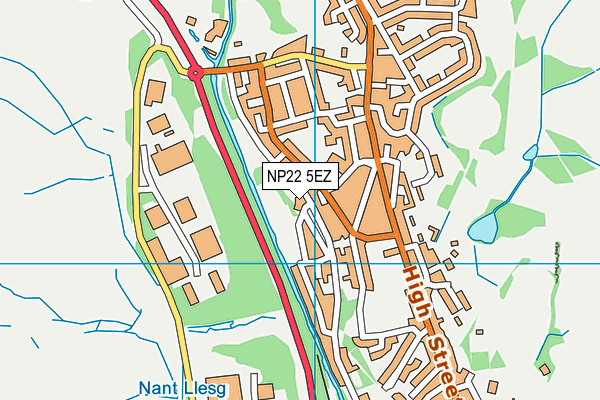 NP22 5EZ map - OS VectorMap District (Ordnance Survey) NP22 5EZ map - OS VectorMap District (Ordnance Survey)