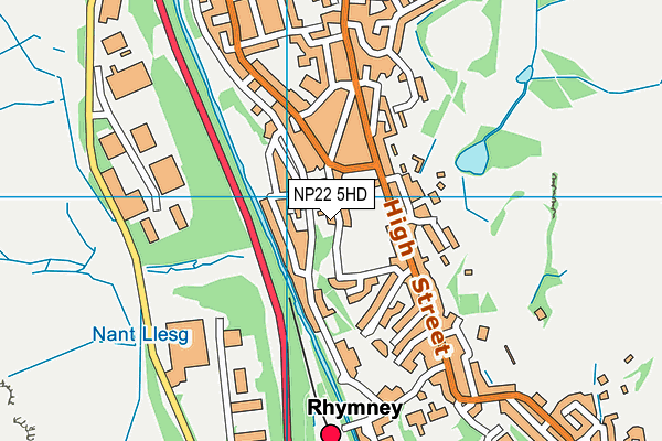 NP22 5HD map - OS VectorMap District (Ordnance Survey) NP22 5HD map - OS VectorMap District (Ordnance Survey)