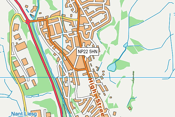 NP22 5HN map - OS VectorMap District (Ordnance Survey) NP22 5HN map - OS VectorMap District (Ordnance Survey)
