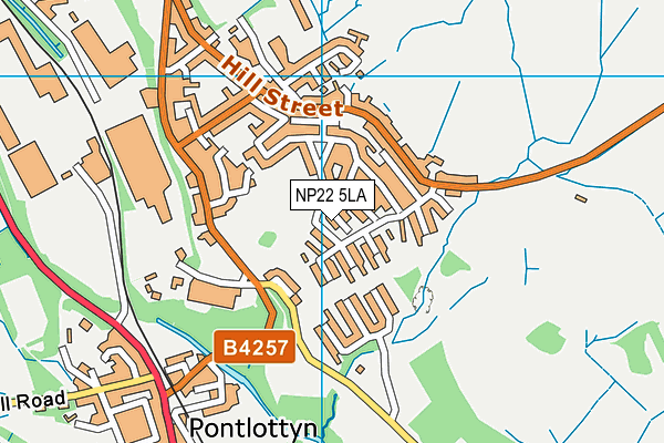 NP22 5LA map - OS VectorMap District (Ordnance Survey) NP22 5LA map - OS VectorMap District (Ordnance Survey)