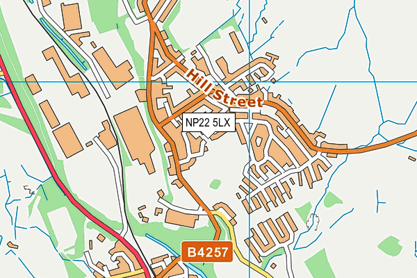NP22 5LX map - OS VectorMap District (Ordnance Survey) NP22 5LX map - OS VectorMap District (Ordnance Survey)