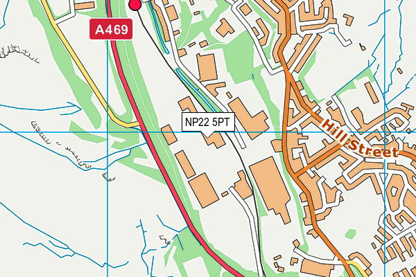 NP22 5PT map - OS VectorMap District (Ordnance Survey) NP22 5PT map - OS VectorMap District (Ordnance Survey)