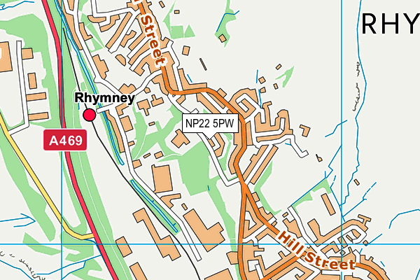 NP22 5PW map - OS VectorMap District (Ordnance Survey) NP22 5PW map - OS VectorMap District (Ordnance Survey)