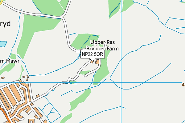 NP22 5QR map - OS VectorMap District (Ordnance Survey) NP22 5QR map - OS VectorMap District (Ordnance Survey)