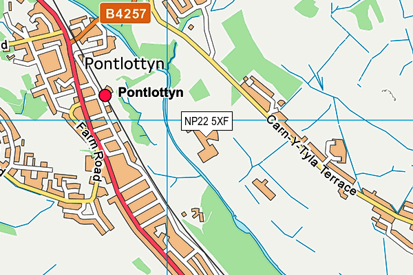NP22 5XF map - OS VectorMap District (Ordnance Survey) NP22 5XF map - OS VectorMap District (Ordnance Survey)