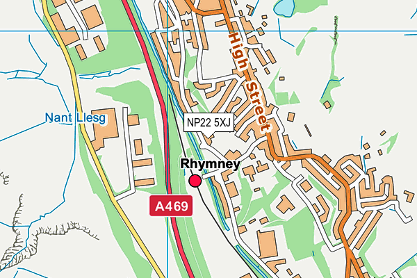 NP22 5XJ map - OS VectorMap District (Ordnance Survey) NP22 5XJ map - OS VectorMap District (Ordnance Survey)