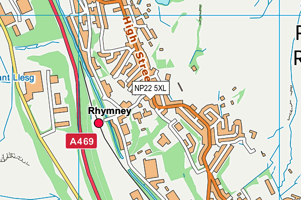 NP22 5XL map - OS VectorMap District (Ordnance Survey) NP22 5XL map - OS VectorMap District (Ordnance Survey)