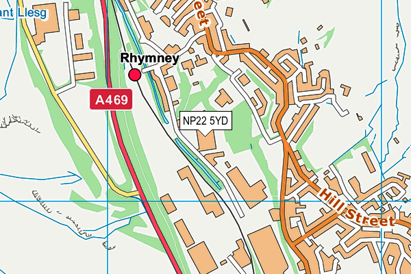 NP22 5YD map - OS VectorMap District (Ordnance Survey) NP22 5YD map - OS VectorMap District (Ordnance Survey)