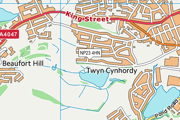 NP23 4HN map - OS VectorMap District (Ordnance Survey) NP23 4HN map - OS VectorMap District (Ordnance Survey)