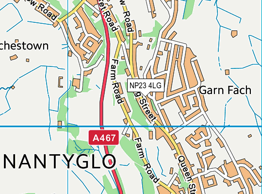 NP23 4LG map - OS VectorMap District (Ordnance Survey)