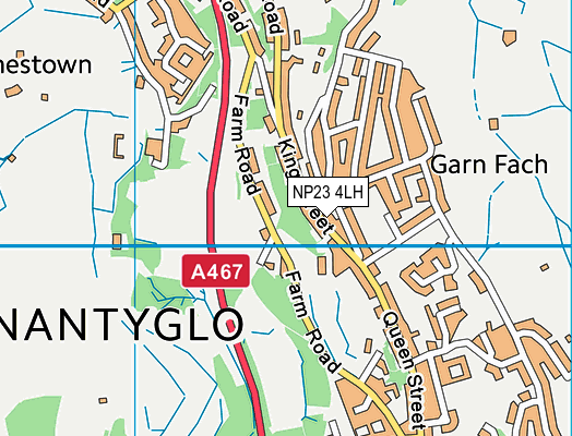 NP23 4LH map - OS VectorMap District (Ordnance Survey) NP23 4LH map - OS VectorMap District (Ordnance Survey)