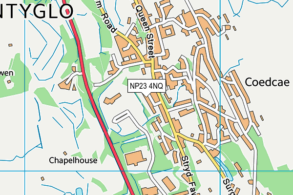 NP23 4NQ map - OS VectorMap District (Ordnance Survey) NP23 4NQ map - OS VectorMap District (Ordnance Survey)
