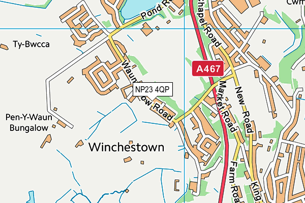 NP23 4QP map - OS VectorMap District (Ordnance Survey) NP23 4QP map - OS VectorMap District (Ordnance Survey)