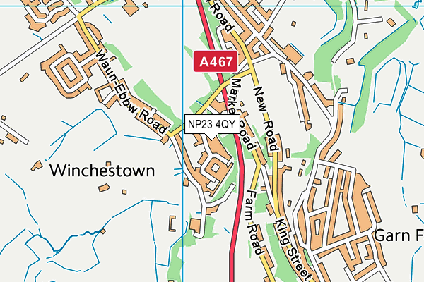 NP23 4QY map - OS VectorMap District (Ordnance Survey) NP23 4QY map - OS VectorMap District (Ordnance Survey)