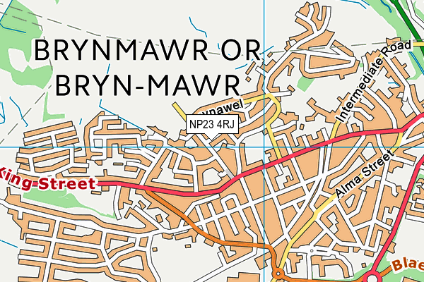 NP23 4RJ map - OS VectorMap District (Ordnance Survey) NP23 4RJ map - OS VectorMap District (Ordnance Survey)