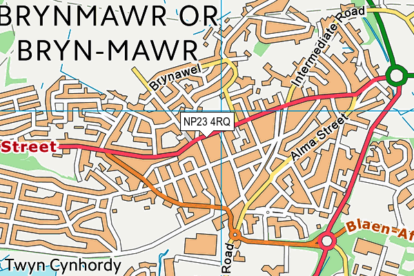 NP23 4RQ map - OS VectorMap District (Ordnance Survey) NP23 4RQ map - OS VectorMap District (Ordnance Survey)