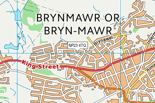 NP23 4TQ map - OS VectorMap District (Ordnance Survey)