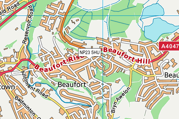 NP23 5HU map - OS VectorMap District (Ordnance Survey) NP23 5HU map - OS VectorMap District (Ordnance Survey)